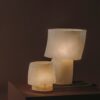 Kilzi lighting | Mush Tiny fiberglass table lamp, a elegant designer lamp with soft organic shapes resembling a growing mushroom. Perfect for home decor.