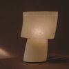 Kilzi lighting | Mush Tall fiberglass table lamp, a elegant designer lamp with soft organic shapes resembling a growing mushroom. Perfect for home decor.