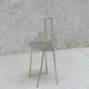 Kilzi seating, minimalist and artistic design chair made of stainless steel, exclusive luxury design.