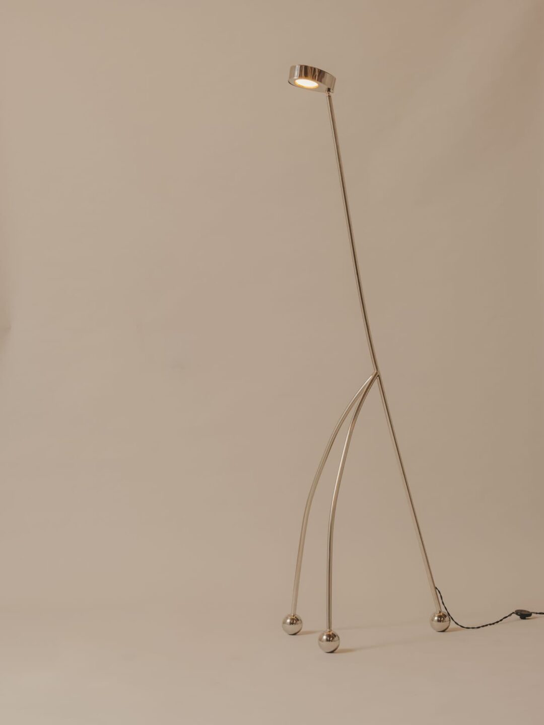 stainless steel standing design floor lamp. Perfect for home decor