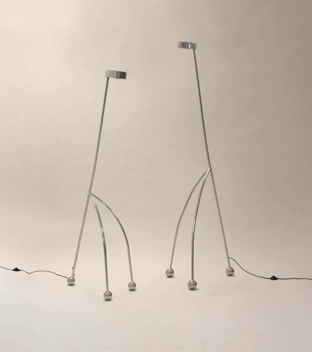 stainless steel standing design floor lamp. Perfect for home decor